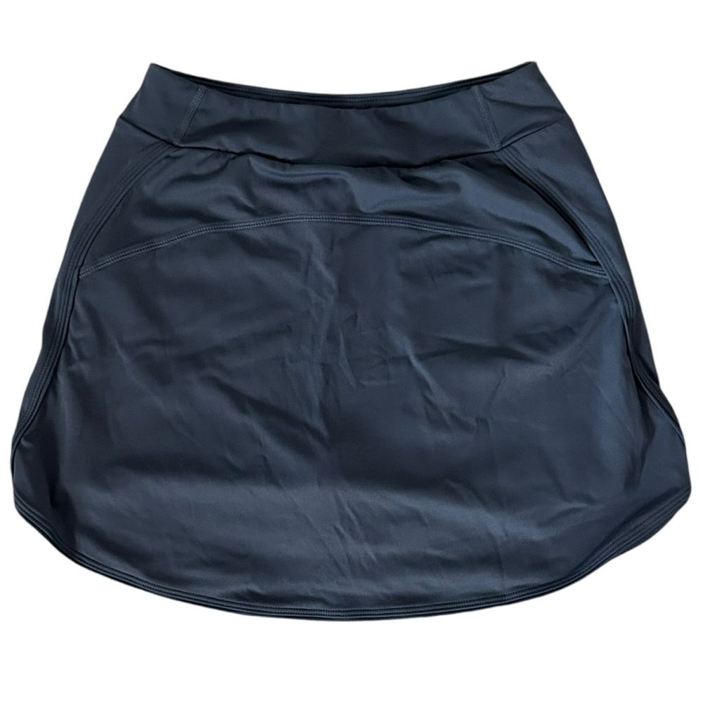 Halara Everyday High Waisted Side Pocket 2 in 1 Micro Mini Dark Gray Golf Skort - Picture 4 of 9
